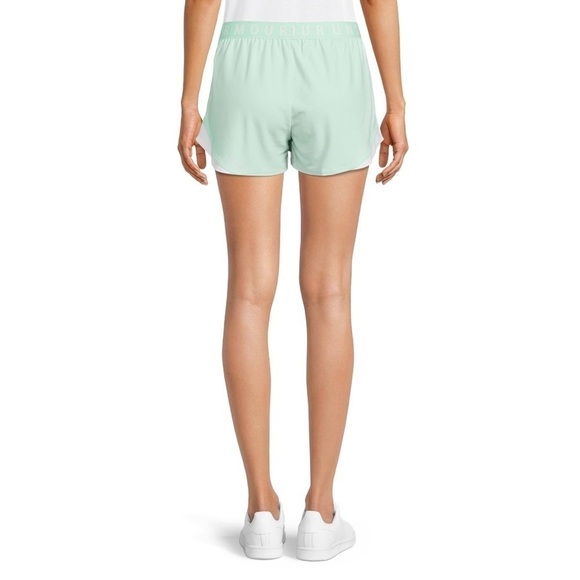 UNDER Armour Play Up Shorts 3.0 Aqua Foam/White - Picture 5 of 5